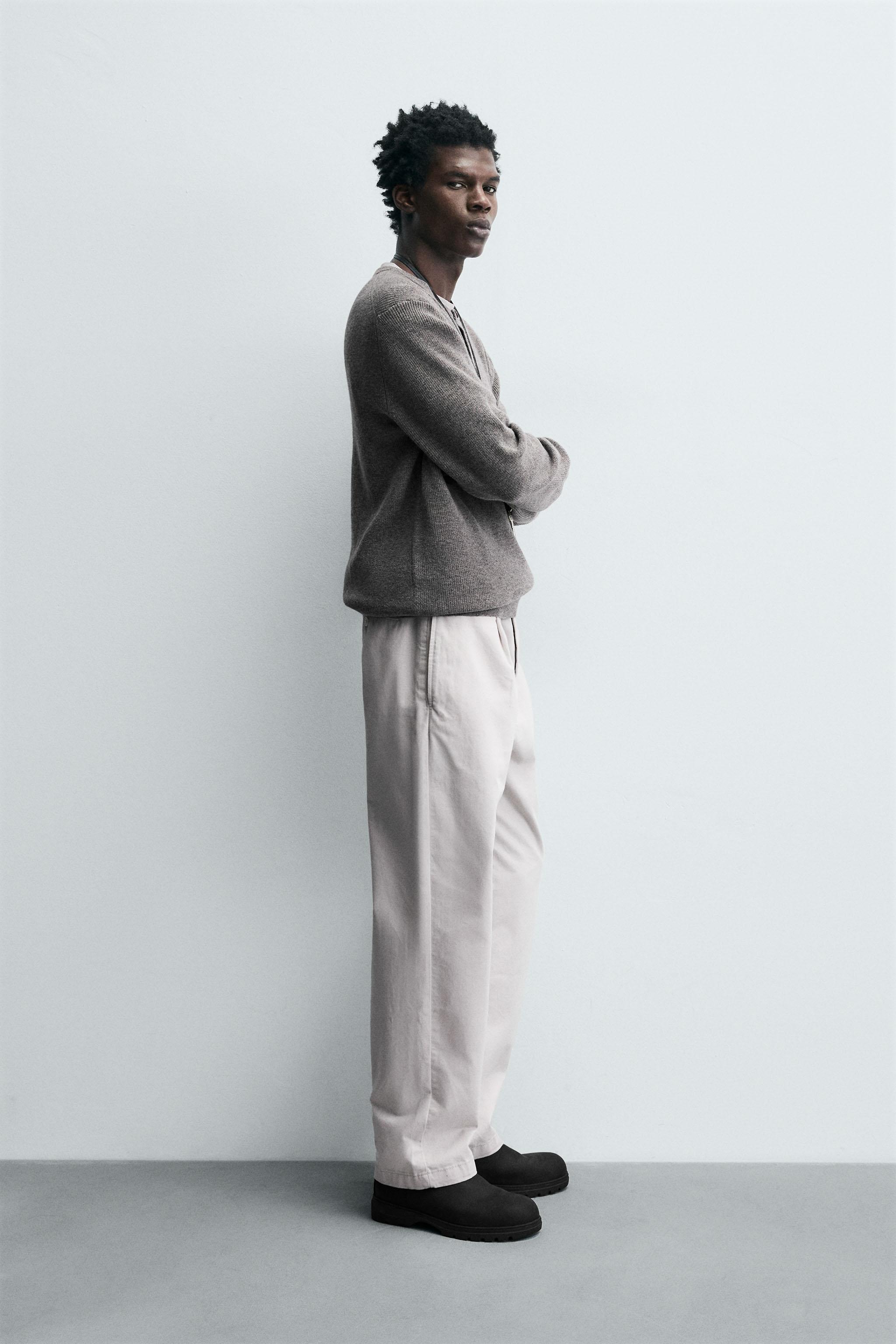 RIB KNIT BAKER COLLAR JUMPER